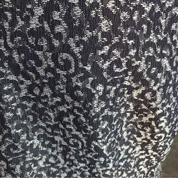 Jones Studio Separates Dress  Plus Women Size 16 Grey Scroll Pattern Sleeveless - Picture 7 of 9